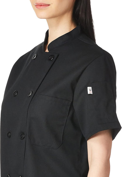 Tahoe Short Sleeve Chef Coat Jackets for Women