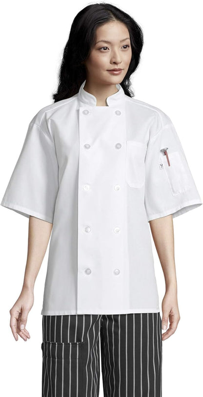 Tahoe Short Sleeve Chef Coat Jackets for Women