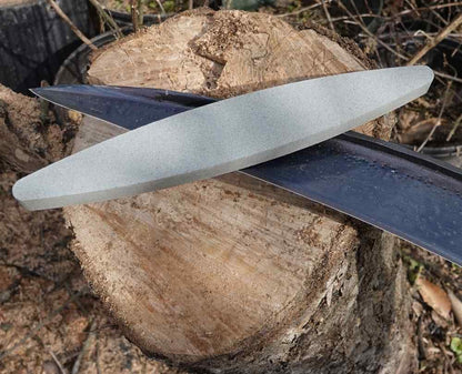 2 Cows Scythe Stone - Made from high-grade silicon carbide 180 grain Wet (Whet) Stone - by Offner - Made In Austria