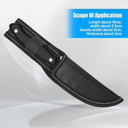 Black Nylon Knife Sheath, Universal Knife Covers or Sleeves for Outdoor, Portable Knives Guard for Chef and Kitchen