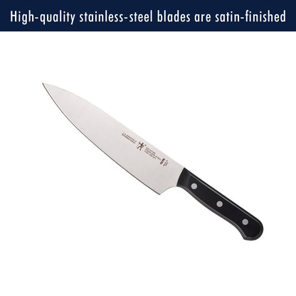 Solution Self Sharpening Knife Set German Engineered, Black