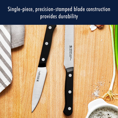 Solution Self Sharpening Knife Set German Engineered, Black