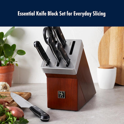 Solution Self Sharpening Knife Set German Engineered, Black
