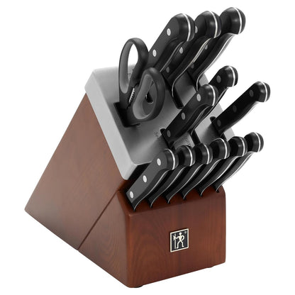 Solution Self Sharpening Knife Set German Engineered, Black