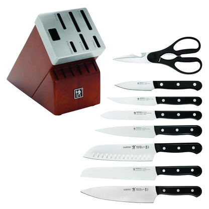 Solution Self Sharpening Knife Set German Engineered, Black