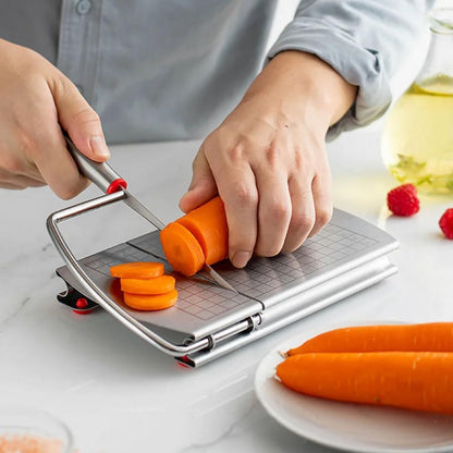 Home Cheese Slicer Butter Stainless Steel Cutter Ham Divider Cheese Dicer (Cutting knife)