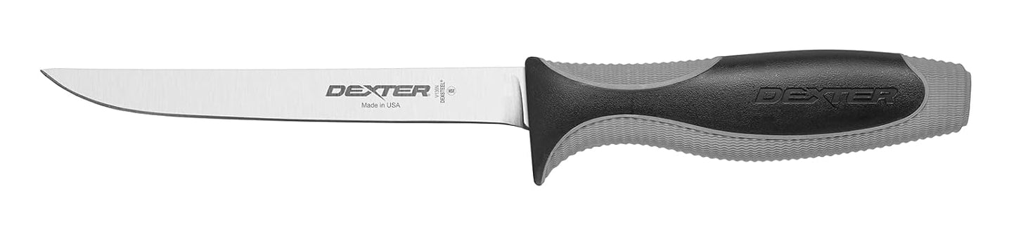 V136N-PCP V-Lo (29013) Boning Knife, 6", narrow, DEXSTEEL stain-free, high-carbon steel, soft-to-the-touch handle, Perfect Cutlery Packaging, NSF Certified, Made in USA‌‌‌‌‍‌