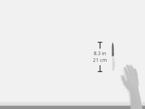 Paring Serrated Spear Point Large Polypropylene Handle