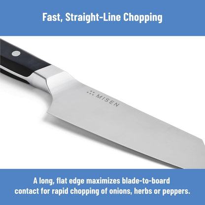6-Inch Bunka Knife – AICHI ACUTO440 High-Carbon Stainless Steel, Rust-Proof Kitchen Utility with Triangular Tip, Ergonomic Handle - Versatile for Veggies, Meat and More - Blue