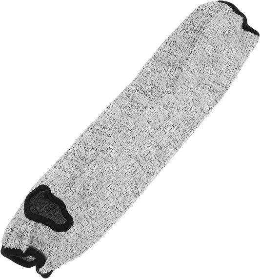 Cut Resistant Protective Arm Sleeves Level 5 with Thumb Hole, 40cm Breathable Anti-cut Arm Guards for Gardening, Welding, Kitchen and Pet Grooming