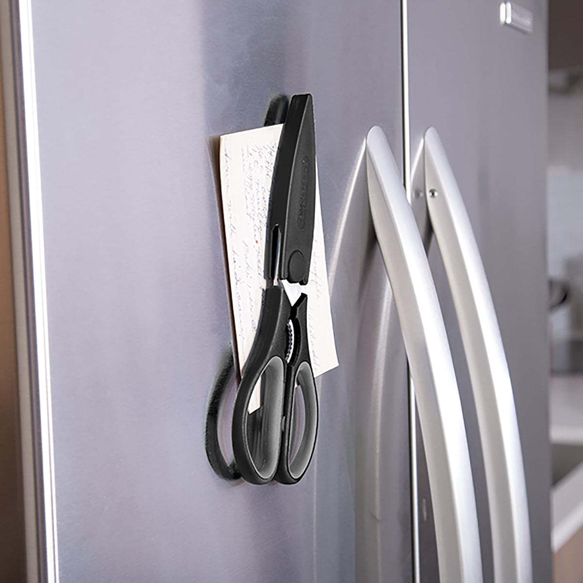 Kitchen Shears with Magnetic Cover - Multi-Purpose Scissors for Cutting, Snipping, and Food Prep