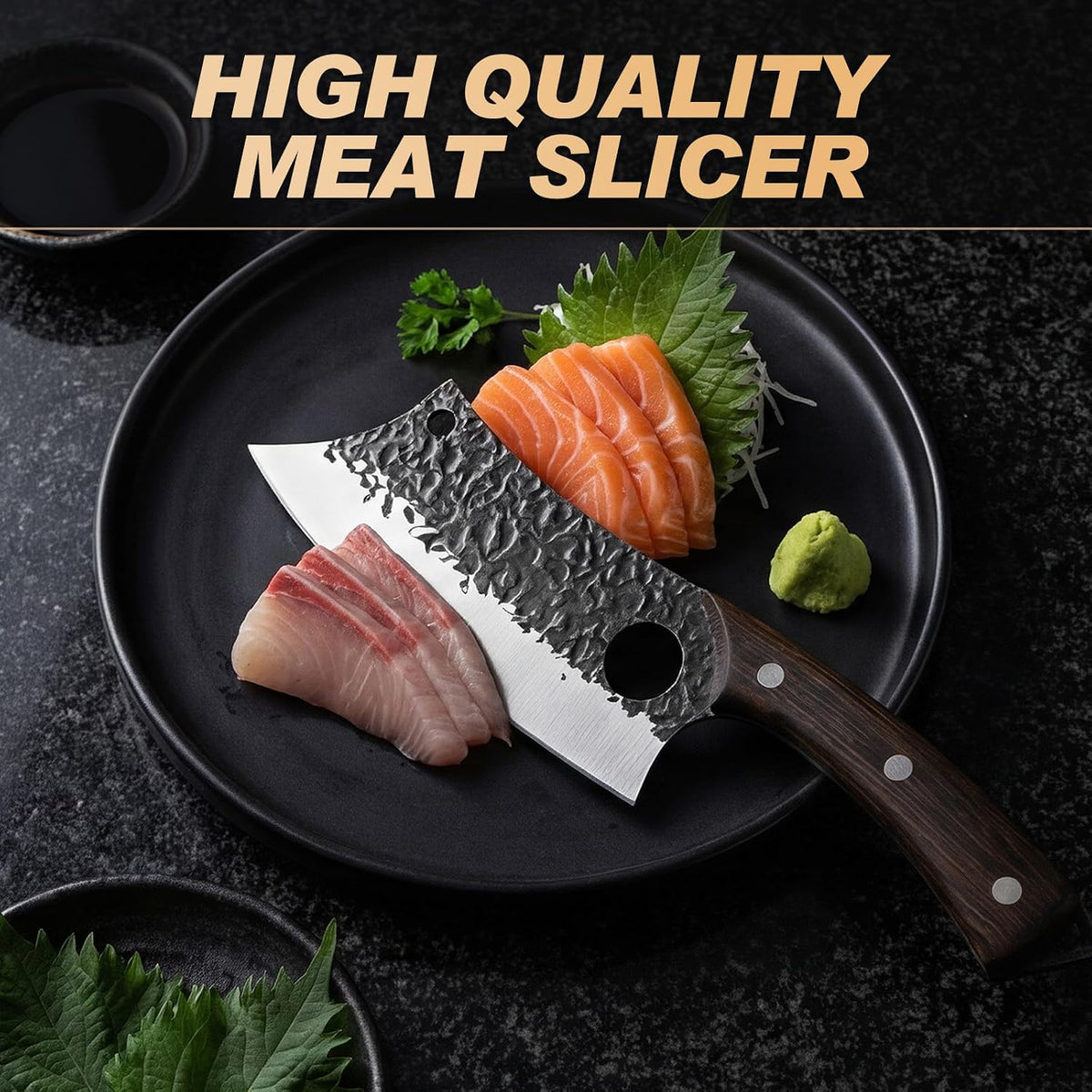 Butcher Knife, Hand Forged Serbian Chef Knife & Meat Cleaver & Viking Knife, Food Cutting Kitchen Knife for Home, Outdoor Cooking, Camping BBQ Gift for Men