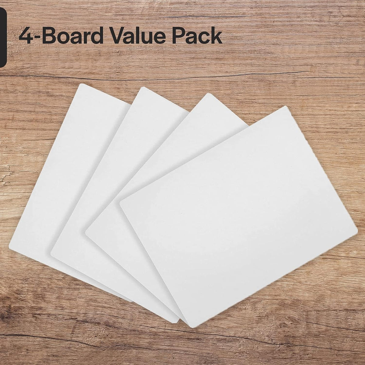 Professional Cutting Board Mats 24 x 18 Inch - 4 Pack, Extra Large White Color, Flexible Plastic made from Heavy Duty HDPE (1/16" Thick)