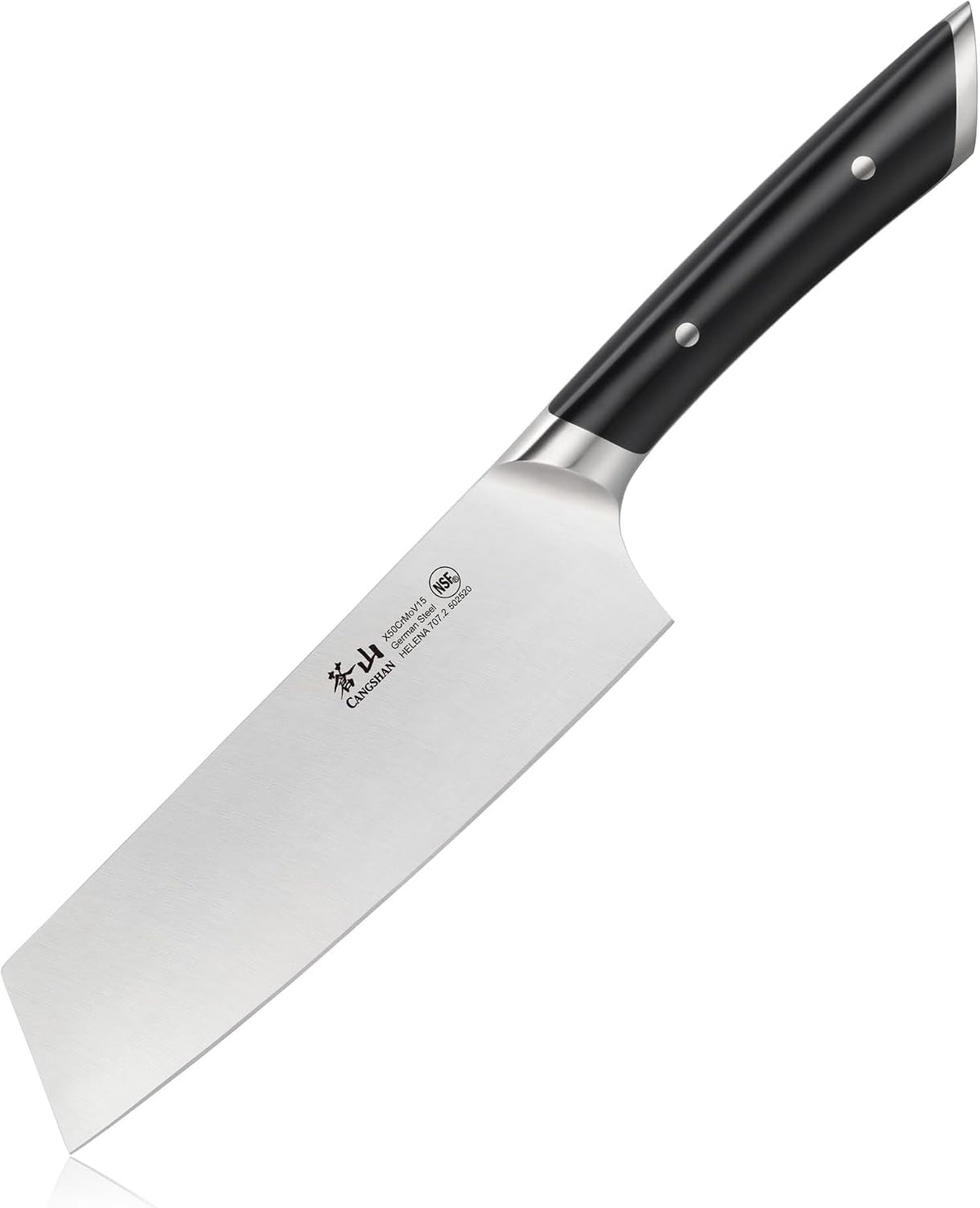 Cangshan HELENA Series 7-Inch Nakiri Knife, Forged German Steel, 502520