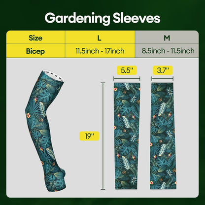 Gardening Sleeves Anti-Slip UV Protection Arm Sleeves Cooling Thorn Proof for Gardening Farming Outdoors