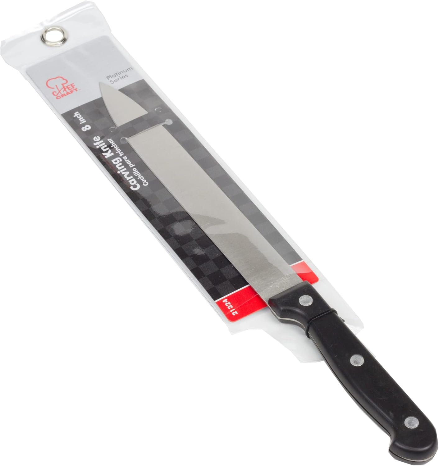 Select Carving Knife, 8 inch blade 14 inches in length, Stainless Steel/Black