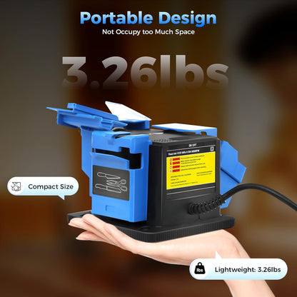 Electric Drill Bit Sharpener, 110V 96W Multifunctional Electric Sharpening Machine Household Cutter Knife Scissor Sharpener