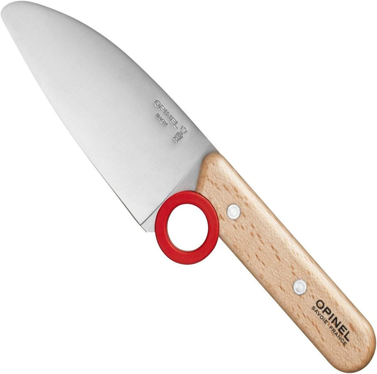 Le Petit Chef Complete 3 Piece Kitchen Set, Chef Knife with Rounded Tip, Fingers Guard, Peeler, For Children and Teaching Food Prep and Kitchen Safety, Made in France