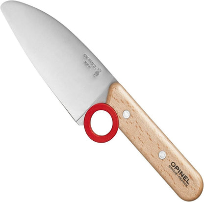 Le Petit Chef Complete 3 Piece Kitchen Set, Chef Knife with Rounded Tip, Fingers Guard, Peeler, For Children and Teaching Food Prep and Kitchen Safety, Made in France