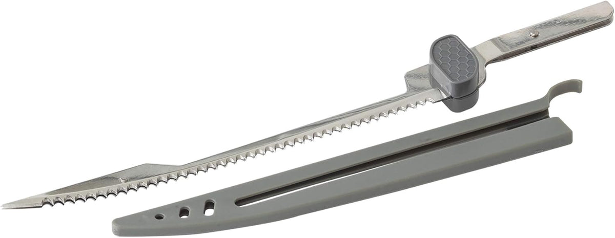 Smith’s 51263-8” Replacement Flex Fillet Blade - Electric Knife – Stainless Steel – Protective Sheath – Skinning, Filleting, Carving – Electric Fishing & Hunting Knife Blade