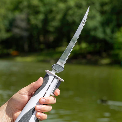 Smith’s 51263-8” Replacement Flex Fillet Blade - Electric Knife – Stainless Steel – Protective Sheath – Skinning, Filleting, Carving – Electric Fishing & Hunting Knife Blade