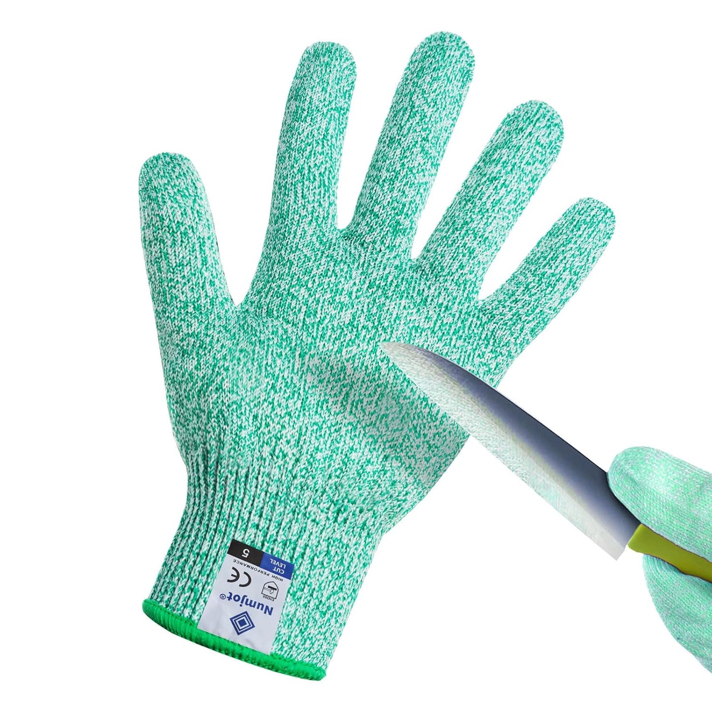 Cutting Gloves,3 Pairs Food Grade Level 5 Protection, Safety Kitchen Cut Gloves for Oyster Shucking, Fish Fillet Processing, Mandolin Slicing, Meat Cutting and Wood Carving(Gray-Large)