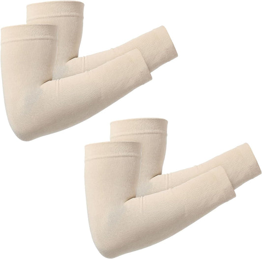 2 Pair Arm Covers for Women, UV Sleeves for Men, Cooling Sun Protection Sleeves, UPF 50 Arm Compression Sleeves Men,Compression Arm Sleeve for Outdoor Work, Sports, Men & Women