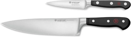 WÜSTHOF Classic 2-Piece Chef's Knife Set, Black