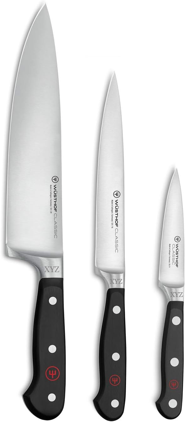 WÜSTHOF Classic 2-Piece Chef's Knife Set, Black