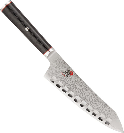 Kaizen 7-inch Hollow Edge Rocking Santoku Knife