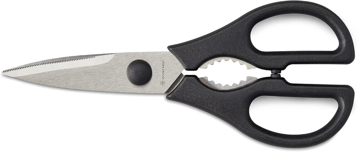 WÜSTHOF Come Apart Kitchen Shears & Gourmet 3" Paring Knife, Black