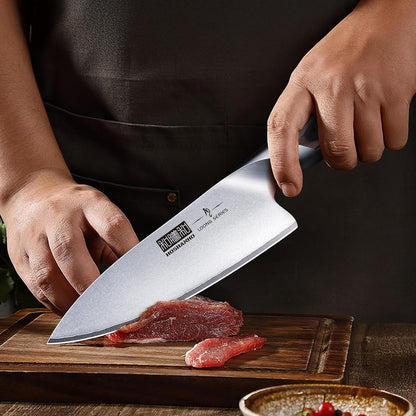 6" Kitchen Knife, Professional Japanese High-Class Chef's Knife | Japanese High Carbon Steel Non-slip Ultra Sharp Cooking Knives with Ergonomic Handle, Home Chefs & Gifting