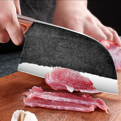 Slicing Carving Knife 12 inch Brisket Knife Outdoor Meat Cleaver Kitchen Knife Chef Knives Multipurpose Grilling Camping Cooking Knife BBQ Tool