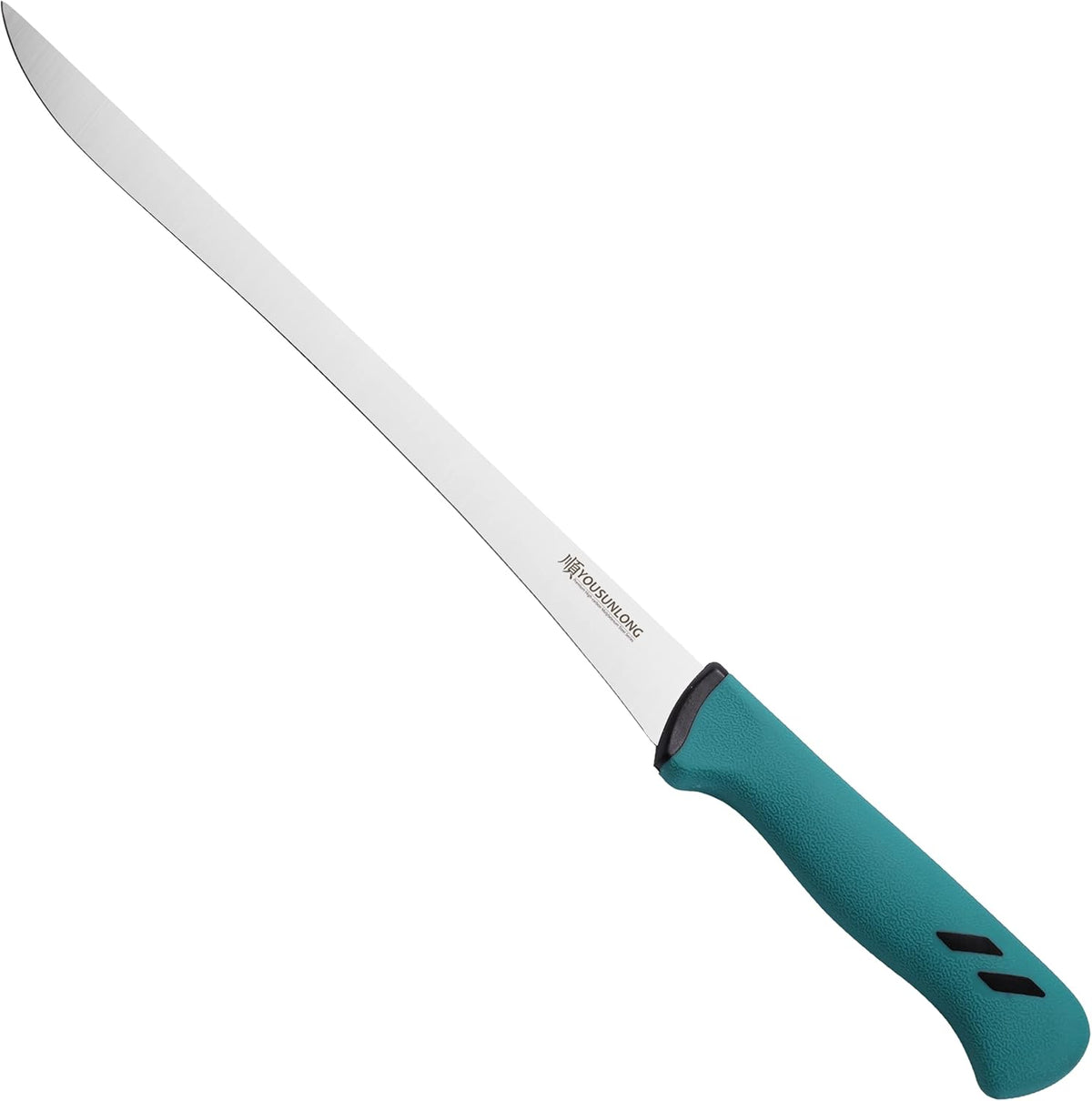 Slicing Knife 12"(305mm) - Premium High-carbon molybdenum steel blade - Meat & Ham Slicer - Ergonomic & non-slip handle