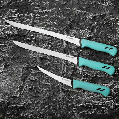 Slicing Knife 12"(305mm) - Premium High-carbon molybdenum steel blade - Meat & Ham Slicer - Ergonomic & non-slip handle