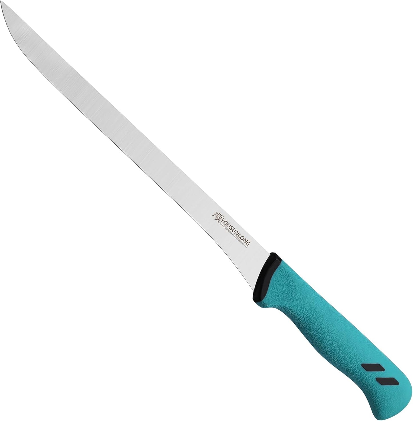Slicing Knife 12"(305mm) - Premium High-carbon molybdenum steel blade - Meat & Ham Slicer - Ergonomic & non-slip handle