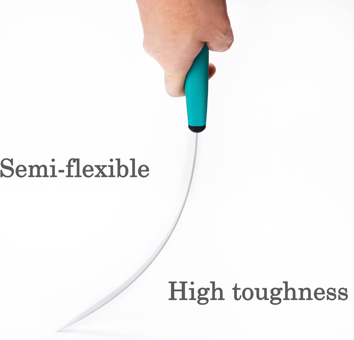 Slicing Knife 12"(305mm) - Premium High-carbon molybdenum steel blade - Meat & Ham Slicer - Ergonomic & non-slip handle