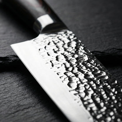 Nakiri Knife, Razor Sharp 7 Inch Multipurpose Vegetable Japanese Chef Knife, High Carbon Stainless Steel Meat Cleaver, Gyutou Knife with Ergonomic Handle, Birthday Gift