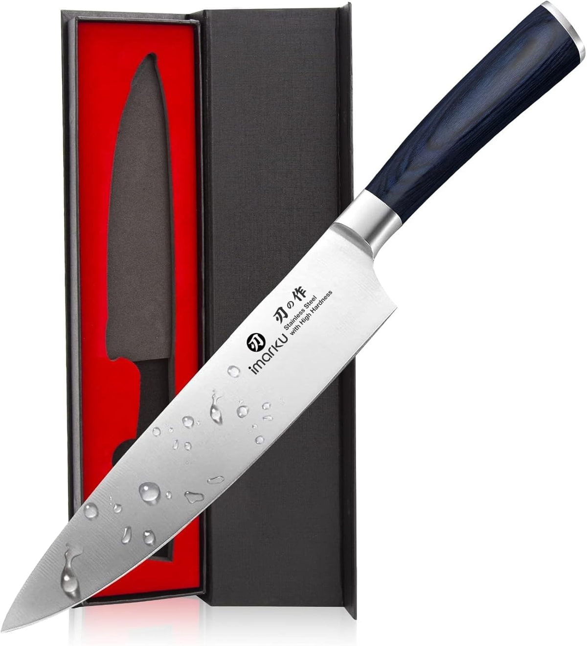 Nakiri Knife, Razor Sharp 7 Inch Multipurpose Vegetable Japanese Chef Knife, High Carbon Stainless Steel Meat Cleaver, Gyutou Knife with Ergonomic Handle, Birthday Gift