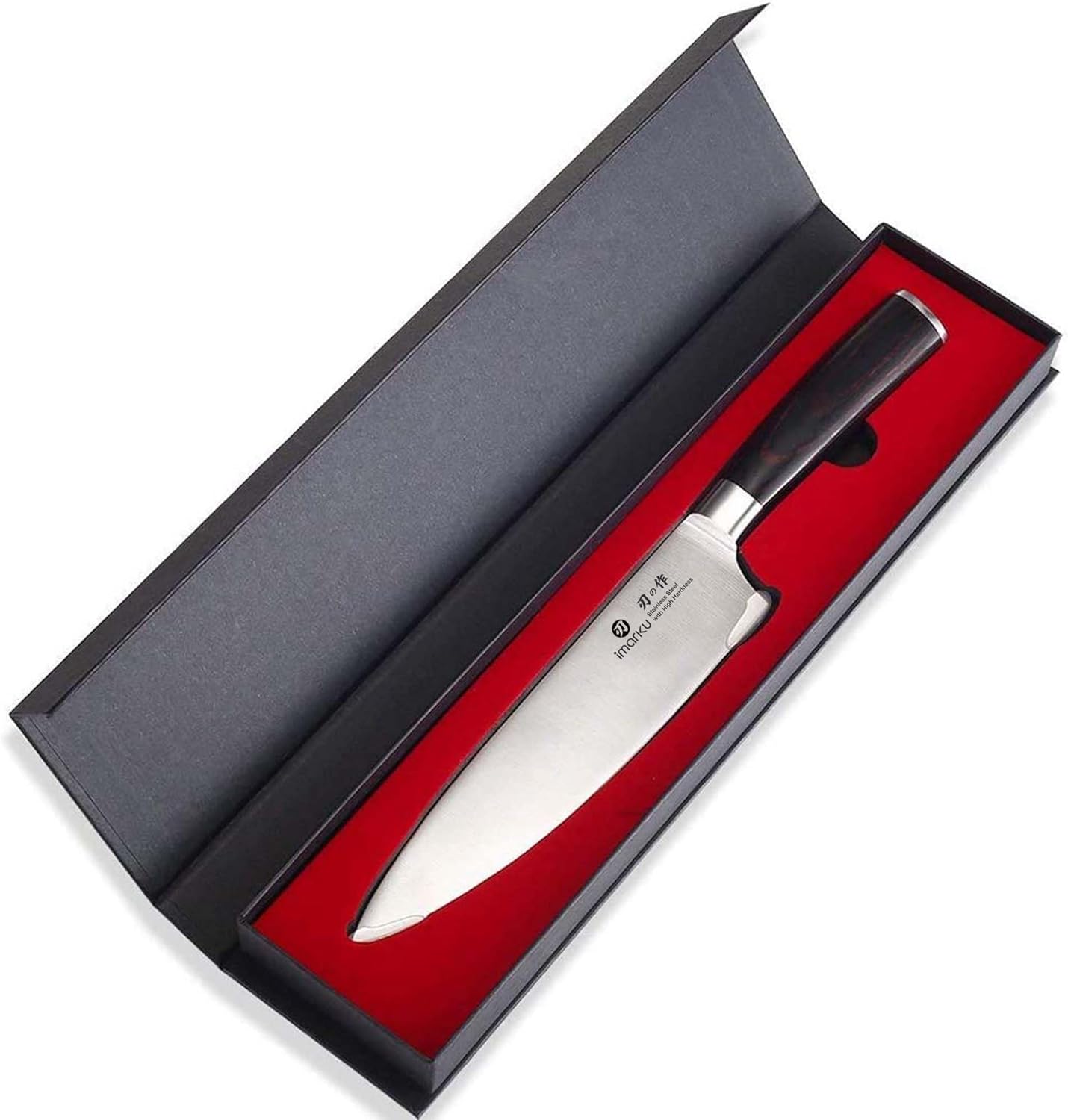 Nakiri Knife, Razor Sharp 7 Inch Multipurpose Vegetable Japanese Chef Knife, High Carbon Stainless Steel Meat Cleaver, Gyutou Knife with Ergonomic Handle, Birthday Gift