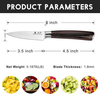Nakiri Knife, Razor Sharp 7 Inch Multipurpose Vegetable Japanese Chef Knife, High Carbon Stainless Steel Meat Cleaver, Gyutou Knife with Ergonomic Handle, Birthday Gift