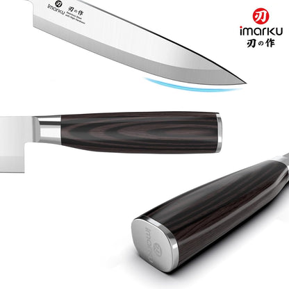 Nakiri Knife, Razor Sharp 7 Inch Multipurpose Vegetable Japanese Chef Knife, High Carbon Stainless Steel Meat Cleaver, Gyutou Knife with Ergonomic Handle, Birthday Gift