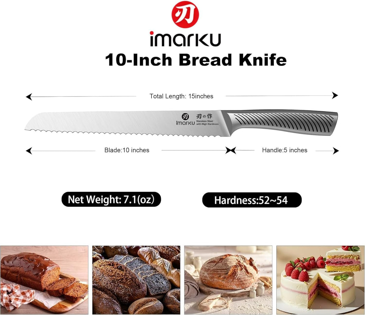 Nakiri Knife, Razor Sharp 7 Inch Multipurpose Vegetable Japanese Chef Knife, High Carbon Stainless Steel Meat Cleaver, Gyutou Knife with Ergonomic Handle, Birthday Gift
