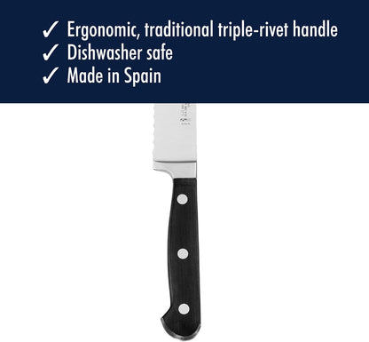 Classic Razor-Sharp 7-inch Bread Knife, Cake Knife, German Engineered Informed by 100+ Years of Mastery