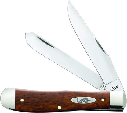 Case WR XX Pocket Knife Trapper Caribbean Blue Jig Bone Item #25592 - (6254 SS) - Length Closed: 4 1/8 Inches