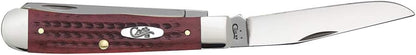Case WR XX Pocket Knife Trapper Caribbean Blue Jig Bone Item #25592 - (6254 SS) - Length Closed: 4 1/8 Inches