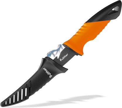 9Inch Fillet Knife for fish,Stainless Steel Fishing Knife | Stainless Steel with Corrosion Resistant Coated Fishing Gear