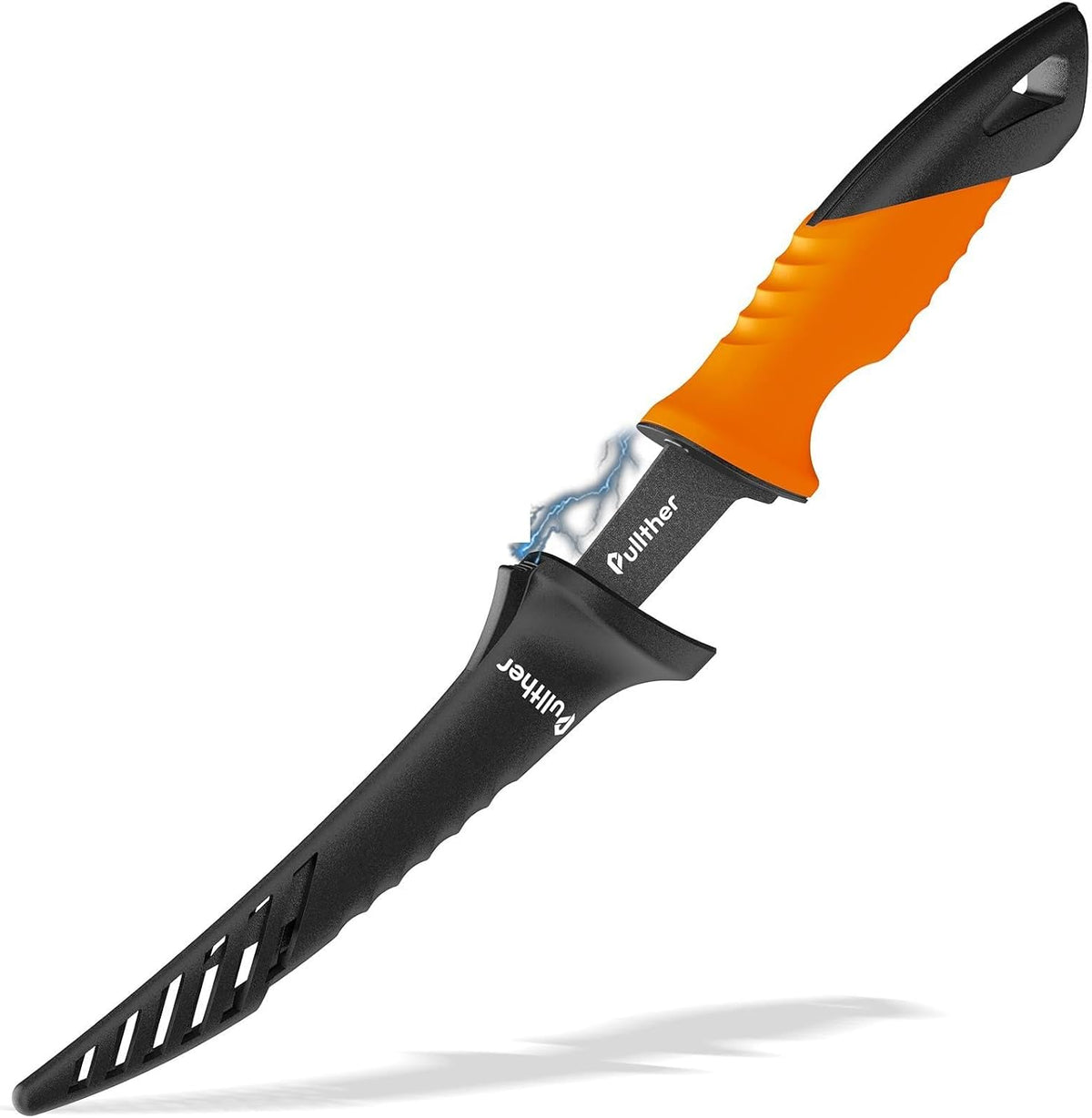 9Inch Fillet Knife for fish,Stainless Steel Fishing Knife | Stainless Steel with Corrosion Resistant Coated Fishing Gear