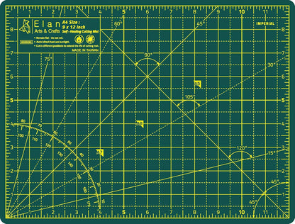 Cutting Mat A4 Green, Self Healing Cutting Mat 9x12 Inch, 5-Ply Craft Board Green, Hobby Board for Crafts 9x12 Inch