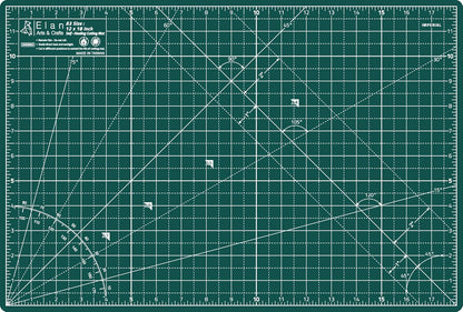 Cutting Mat A4 Green, Self Healing Cutting Mat 9x12 Inch, 5-Ply Craft Board Green, Hobby Board for Crafts 9x12 Inch